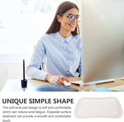 Ergonomic Mouse Wrist Support Pad 7.08X3.14X0.78In Comfortable Keyboard and Mouse Hand Rest Lightweight Wrist Cushion for Office Work and Gaming in Kuwait