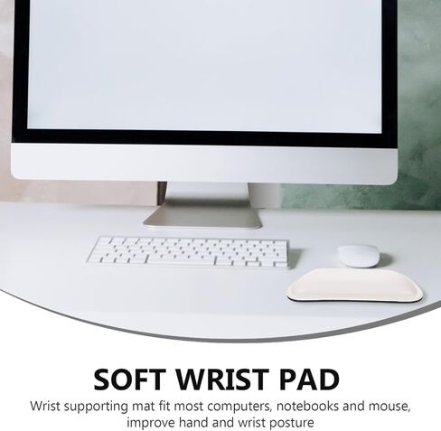 Ergonomic Mouse Wrist Support Pad 7.08X3.14X0.78In Comfortable Keyboard and Mouse Hand Rest Lightweight Wrist Cushion for Office Work and Gaming in Kuwait