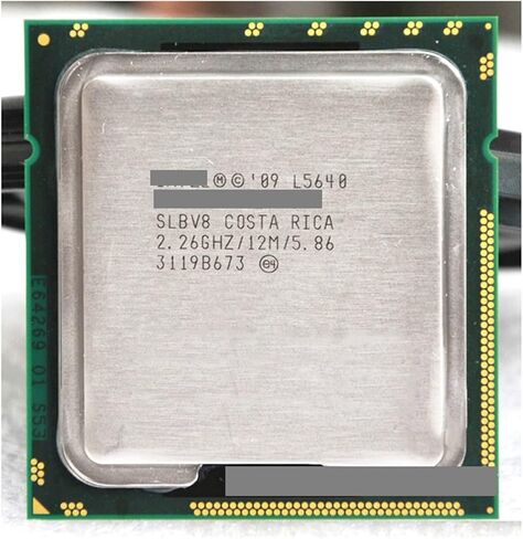 معالج وحدة المعالجة المركزية L5640 Enam c 2.26 MHz LevelL2 12M مفتوح للوحة LGA 1366 Montherboard in Kuwait