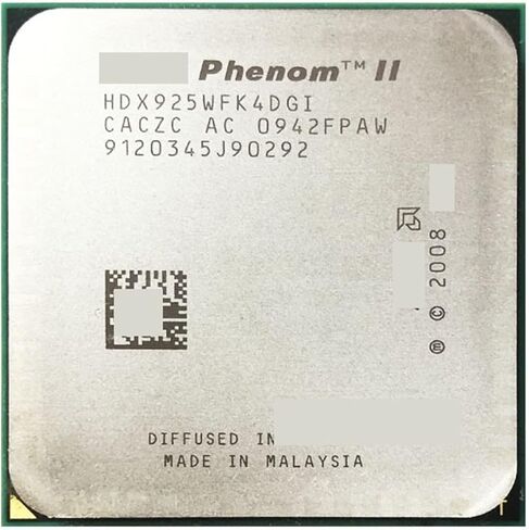 معالج وحدة المعالجة المركزية رباعي النواة ph II X4 925 95 واط 2.8 جيجا هرتز HDX925WFK4DGI /HDX925WFK4DGM مقبس AM3 in Kuwait
