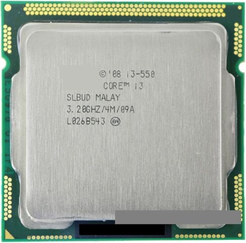 c I3 550 3.2 جيجا هرتز/6 ميجابايت مقبس LGA 1156 معالج وحدة المعالجة المركزية HD الذاكرة يانغ ديدوكونج: DDR3-1066، DDR3-1333 in Kuwait