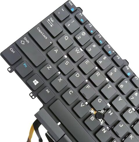 Replacement Keyboard Backlight for Dell Latitude E5550 E5570 5580 5590 5591, Precision 3510 3520 7510 7520 7710 7720 Series Laptop with Pointer US Layout Back Light Laptop Keyboard in Kuwait