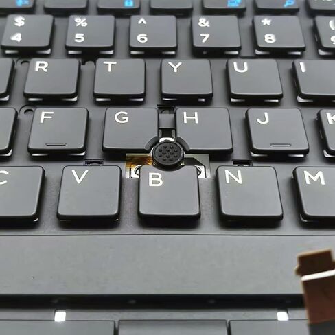 Replacement Keyboard Backlight for Dell Latitude E5550 E5570 5580 5590 5591, Precision 3510 3520 7510 7520 7710 7720 Series Laptop with Pointer US Layout Back Light Laptop Keyboard in Kuwait