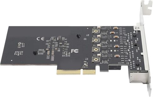 بطاقة شبكة SUNGOOYUE 2.5 جيجابت PCIe، 4 منافذ RJ45 محول إيثرنت 2500 ميجابت في الثانية مع شريحة RTL8125BG، لخادم Centos in Kuwait