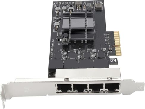 بطاقة شبكة SUNGOOYUE 2.5 جيجابت PCIe، 4 منافذ RJ45 محول إيثرنت 2500 ميجابت في الثانية مع شريحة RTL8125BG، لخادم Centos in Kuwait