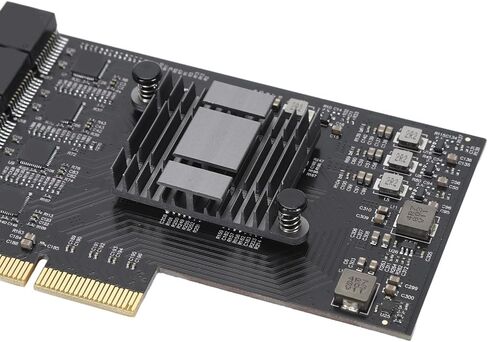 بطاقة شبكة SUNGOOYUE 2.5 جيجابت PCIe، 4 منافذ RJ45 محول إيثرنت 2500 ميجابت في الثانية مع شريحة RTL8125BG، لخادم Centos in Kuwait