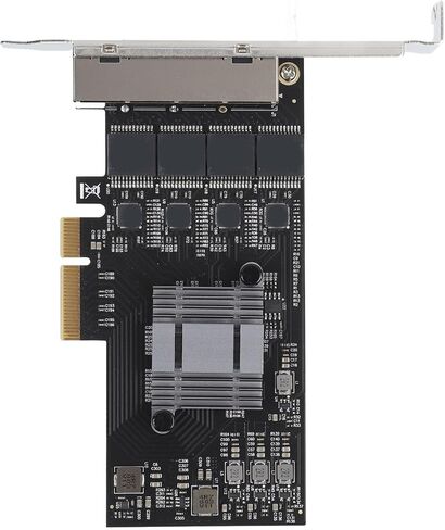 بطاقة شبكة SUNGOOYUE 2.5 جيجابت PCIe، 4 منافذ RJ45 محول إيثرنت 2500 ميجابت في الثانية مع شريحة RTL8125BG، لخادم Centos in Kuwait