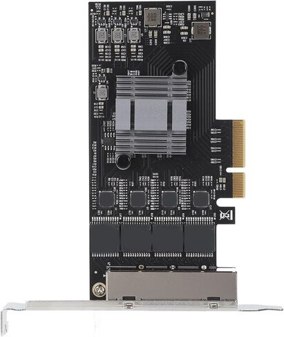 بطاقة شبكة SUNGOOYUE 2.5 جيجابت PCIe، 4 منافذ RJ45 محول إيثرنت 2500 ميجابت في الثانية مع شريحة RTL8125BG، لخادم Centos in Kuwait