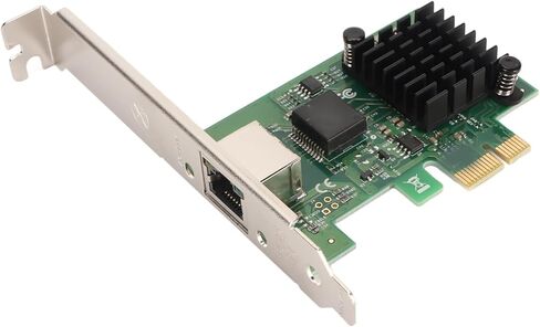 بطاقة شبكة إيثرنت SUNGOOYUE I225V 2.5 جيجابت في الثانية، محول PCI مع منفذ RJ45 ودعامة جيدة التهوية، لـ 10 11 64 بت والخادم 2019 2022 in Kuwait