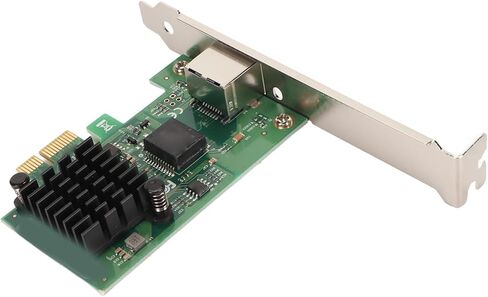 بطاقة شبكة إيثرنت SUNGOOYUE I225V 2.5 جيجابت في الثانية، محول PCI مع منفذ RJ45 ودعامة جيدة التهوية، لـ 10 11 64 بت والخادم 2019 2022 in Kuwait