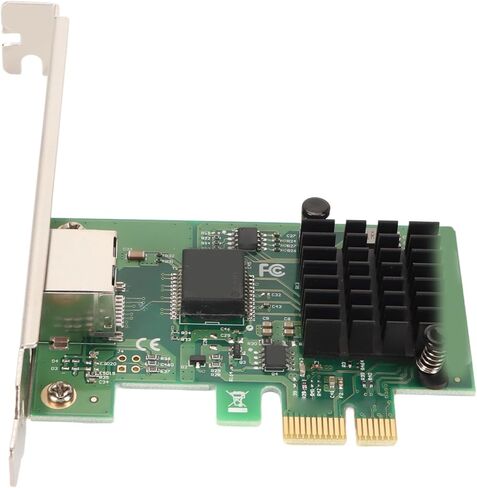بطاقة شبكة إيثرنت SUNGOOYUE I225V 2.5 جيجابت في الثانية، محول PCI مع منفذ RJ45 ودعامة جيدة التهوية، لـ 10 11 64 بت والخادم 2019 2022 in Kuwait