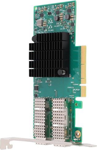 Pomya MCX4121AXCAT Dual Port 10G/25G SFP28 Server Network Card, PCIe X8 Adapter with RDMA & SRIOV, Low Latency for Data Center, GPU Computing, VMware i, / in Kuwait