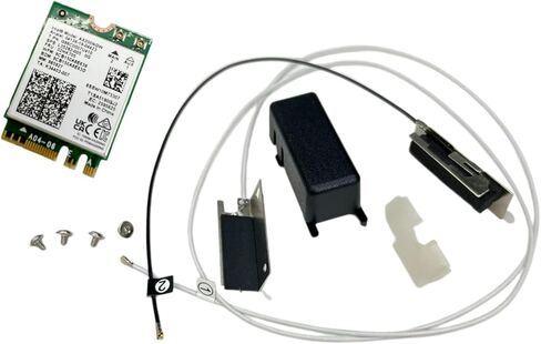 واي فاي هوائيات داخلية واي فاي هوائي كابل واي فاي بطاقة الشبكة اللاسلكية AX200NGW ل HP G4 G5 G6 SFF 600G4 600G5 600G6 705G4 705G5 in Kuwait
