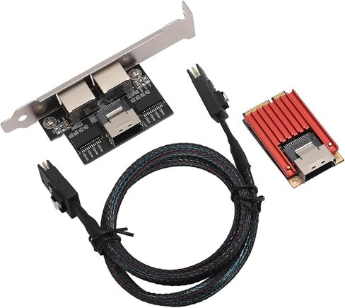 بطاقة SUNGOOYUE PCIe Gigabit Ethernet، بطاقة شبكة 1000 ميجا بت في الثانية مع مشتت حراري كبير وواجهة مطلية بالذهب، لـ 7 8 10 Server 2008 R2 2012 2016 2019 in Kuwait