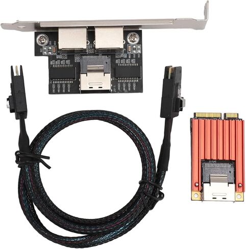 بطاقة SUNGOOYUE PCIe Gigabit Ethernet، بطاقة شبكة 1000 ميجا بت في الثانية مع مشتت حراري كبير وواجهة مطلية بالذهب، لـ 7 8 10 Server 2008 R2 2012 2016 2019 in Kuwait