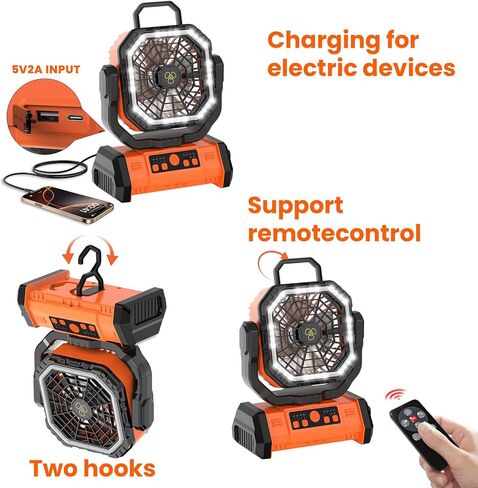 Buachois Air Blower,Cordless Air Duster,20000mahelectric Rechargeable Handheld Blower,4 Speeds Powerful Turbo Fan with Hook,USB C for Computer Cleaning,Outdoor Camping,Home Office in Kuwait