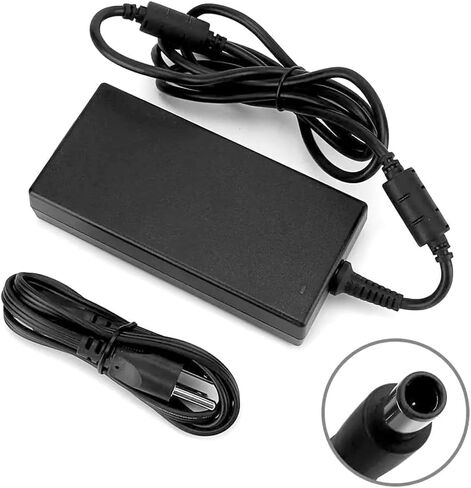 محول تيار متردد/تيار مستمر أصلي 180 وات 19.5 فولت 9.23 أمبير متوافق مع Dell WD22TB4 K20A001 K20A Thunderbolt 4 Dock DFV65 DA180PM111 LA180PM180 HA180PM180 047RW6 19.5VDC 9230mA 180.0W شاحن كابل سلك إمداد الطاقة in Kuwait