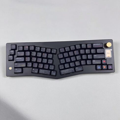 أغطية مفاتيح ملف تعريف XDA للمبرمج، أغطية مفاتيح PBT ذات لمسة نهائية سوداء حرارية للمبرمجين للوحات الميكانيكية والترميز والألعاب in Kuwait