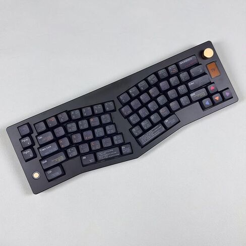 أغطية مفاتيح ملف تعريف XDA للمبرمج، أغطية مفاتيح PBT ذات لمسة نهائية سوداء حرارية للمبرمجين للوحات الميكانيكية والترميز والألعاب in Kuwait