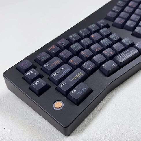 أغطية مفاتيح ملف تعريف XDA للمبرمج، أغطية مفاتيح PBT ذات لمسة نهائية سوداء حرارية للمبرمجين للوحات الميكانيكية والترميز والألعاب in Kuwait