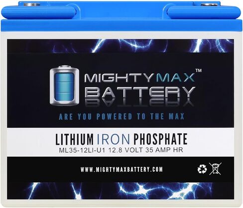 Mighty Max Battery 12V 35AH U1 Lithium Replacement Battery for Bat-Caddy X3R Golf Caddy in Kuwait