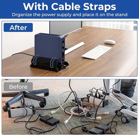 Universal Mini PC Desk Stand for Beelink, Adjustable Vertical Desk Stand for Beelink S12 Pro, SER8, SER6, SER5, SER9, SER9 Pro, EQi12, EQR6 Mini PC Desktop Stand Vertical Desktop Holder in Kuwait