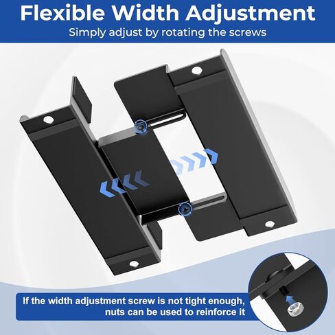 Universal Mini PC Desk Stand for Beelink, Adjustable Vertical Desk Stand for Beelink S12 Pro, SER8, SER6, SER5, SER9, SER9 Pro, EQi12, EQR6 Mini PC Desktop Stand Vertical Desktop Holder in Kuwait
