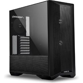 Lian Li LANCOOL II MESH C Performance E-ATX Mid Tower Case with 4mm Tempered Glass and 2 x 140mm Front PWM Fans & 1 x 120 Rear Fan - Black (LAN2MPX) in Kuwait
