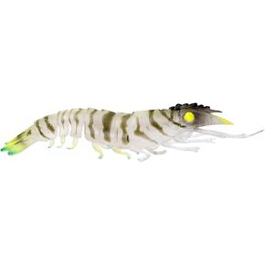 Nomad Design Live Ops Sumo Shrimp Unrigged 6.5" طُعم ناعم، روبيان واقعي للغاية مع رائحة التتبع والأشعة فوق البنفسجية، (عبوتان)، للسنوك والسمك الأحمر والطربون in Kuwait