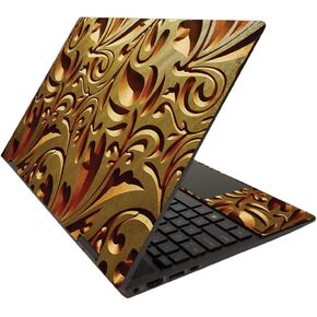 MightySkins Skin for HP Envy x360 15" (2020) - Mosaic Gold | Protective, Durable, and Unique Vinyl Decal wrap Cover | Easy to Apply, Remove, and Change Styles | Made in The USA in Kuwait