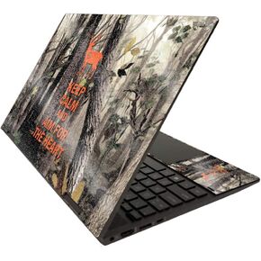 MightySkins Glossy Glitter Skin for HP Envy x360 15" (2020) - Deer Hunter | Protective, Durable High-Gloss Glitter Finish | Easy to Apply, Remove, and Change Styles | Made in The USA in Kuwait