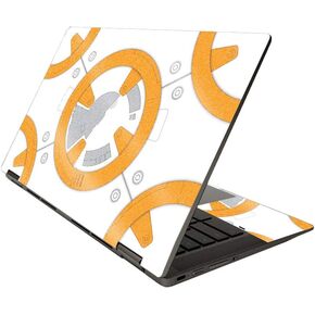 MightySkins Glossy Glitter Skin for HP Chromebook x360 14" (2020) - Baby Bot | Protective, Durable High-Gloss Glitter Finish | Easy to Apply, Remove, and Change Styles | Made in The USA in Kuwait