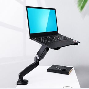 Monitor Desk Mount Monitor Mount Stand Laptop Mount with Gas Spring System, Height/Tilt/Rotation Adjustable Stand with C Clamp Mounting Base Fits 7"- 17" Laptops Computer in Saudi Arabia