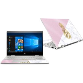 MightySkins جلد لامع لجهاز HP Envy x360 Convertible مقاس 15 بوصة (2018) - أناناس جميل | لمسة نهائية لامعة واقية ومتينة شديدة اللمعان | سهلة التطبيق والإزالة وتغيير الأنماط | صنع في الولايات المتحدة الأمريكية in Kuwait