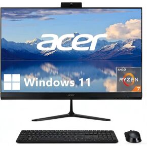 Acer Aspire S27-1755-UP11 AIO Desktop | 27" WQHD 2560 x 1440 IPS Display | 12th Gen Intel Core i5-1240P | Intel Iris Xe Graphics | 16GB DDR4 | 1TB PCIe 4.0 NVMe SSD | Intel Wi-Fi 6E | Windows 11 Home in Saudi Arabia