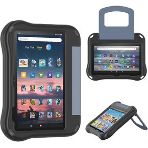 7 Tablet Case for Kids(2022 Release,12th Generation),Incompatible with iPad Samsung,Light Weight Shock Proof Friendly,Foldable Stand at Any Angle,Portable Handle Kid-Proof Case (Light Blue) in Saudi Arabia
