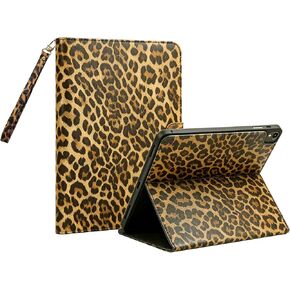 حافظة لجهاز iPad (A16) الجيل الحادي عشر 11 بوصة 2025 iPad الجيل العاشر 10.9 بوصة 2022، حامل قلم رصاص مدمج عالي التحمل مقاوم للصدمات، غطاء واقٍ ذكي للنوم/الاستيقاظ بطباعة الفهد in Kuwait