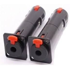 Solderless 1/4 TRS to TRS Female Locking Jacks Plug for D Pedalboards (Silver(4pcs)) in Saudi Arabia