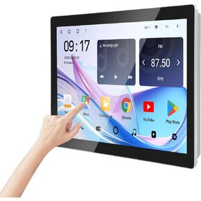 21.5 Inch Android 11 Touchscreen Display, 16:9 1080P FHD Interactive Screen, RK3568 Quad-Core, 4GB RAM 32GB ROM, Built-in Speakers,Smart Board for Office/Automation/Kiosk/Bar/Warehouse in Kuwait