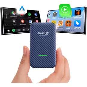 Carlinkit Wireless CarPlay Adapter for iPhone, 4.0 Adapter Convert Wired to Wireless, Support Android Auto, Voice, Music, GPS, Keys, etc. CPC200-CP2A, Blue in Saudi Arabia