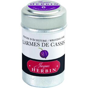 J. Herbin Fountain Pen Ink - 10 ml Bottled - Larmes de Cassis in Kuwait