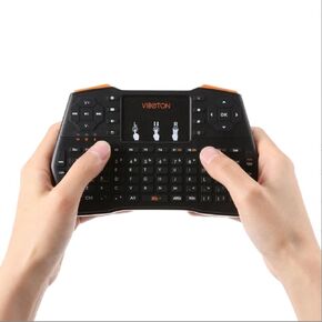 2.4G Mini Wireless Keyboard with Touchpad Mouse Combo,LED Backlight Keyboard Air Mouse Remote Control Rechargeable Portable Multi-Function Gaming Keyboard Controller for Android TV Box/PC/Tablets in Kuwait