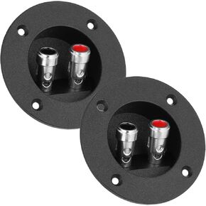 2 Pcs 3 Inch Speaker Box Terminal Subwoofer Connector Terminal Cups Subwoofer Box Wire Connector Double Binding 2 Way Spring Loaded Jacks Binding Post Cup Connectors for Home Car Stereo Silver in Kuwait