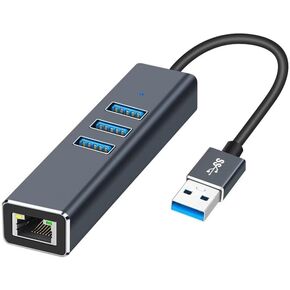 محول USB-C إلى إيثرنت - وصلة شبكة جيجابت بسرعة 1000 ميجا بت في الثانية للأجهزة الحديثة - USB in Kuwait