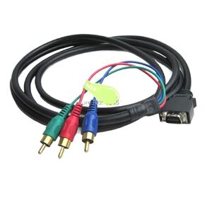 YHNNH CN14P D-Terminal إلى 3RCA3AV 3RCA 3AV كابل محول الفيديو كابل مكون اللون 1 متر in Kuwait