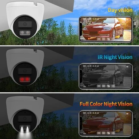 كاميرا Yunseity 4MP WiFi PTZ، كاميرا أمان 1080P HD مع كشف حركة PIR 2 Way Talk IP67 مقاومة للماء، لأمن المنزل الداخلي والخارجي in Kuwait
