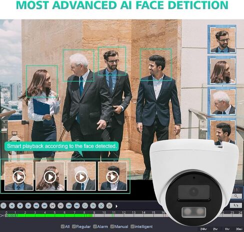 كاميرا Yunseity 4MP WiFi PTZ، كاميرا أمان 1080P HD مع كشف حركة PIR 2 Way Talk IP67 مقاومة للماء، لأمن المنزل الداخلي والخارجي in Kuwait