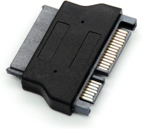 Sonilco Serial ATA 22-Pin 7+15 Male to Male Adapter Connector Converter for HDD SSD Hard Drive SATA Interface (SATA Male to Male) in Kuwait