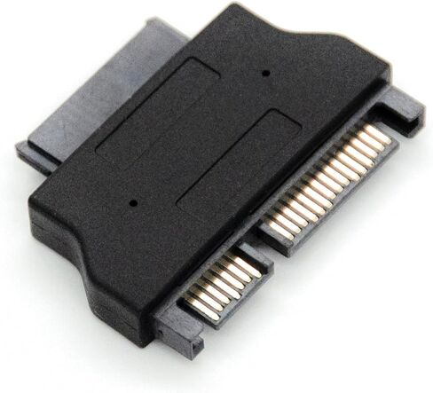 Sonilco Serial ATA 22-Pin 7+15 Male to Male Adapter Connector Converter for HDD SSD Hard Drive SATA Interface (SATA Male to Male) in Kuwait