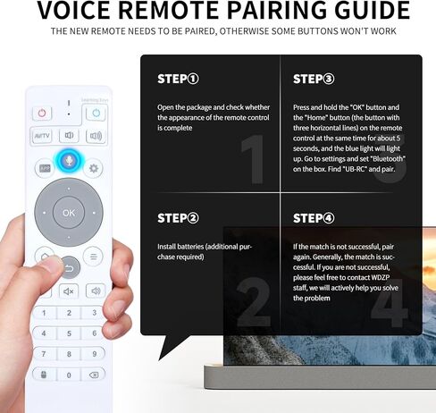New Replacement Remote Control for Ubox TV Set-Top Box Remote Control with Voice Function, Compatible with Ubox10 Ubox11 Ubox12 UB11 UB10 UB12 in Kuwait